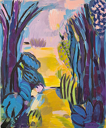 Im blauen Wald