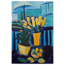 Auf dem Balkon