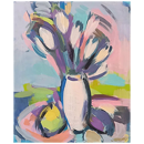 Gr&uuml;ne Fr&uuml;chte und Tulpen